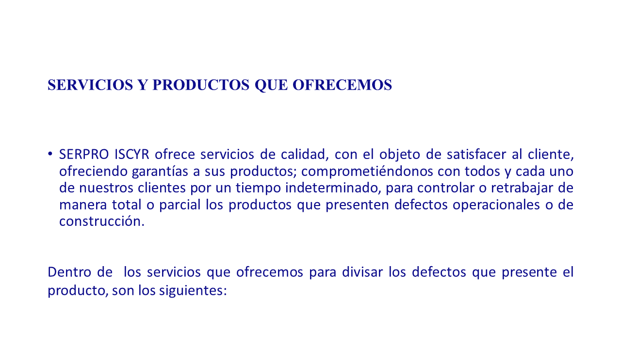 SERVICIOS